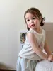 Ropa para Niños Zhe Li Conjunto para Niñas Chaleco Verano Estilo Delgado 2026 Malla Ropa para Niños Clase a Top y Pantalones para Bebé Niña