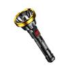 Linterna de luz fuerte recargable por USB led superbrillante de largo alcance multifuncional para el hogar exterior de mano iluminación de prueba