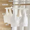 Ropa interior de desarrollo para niñas en tres etapas, modal suave, copa triangular fija, sujetador tipo chaleco para estudiantes de secundaria y preparatoria