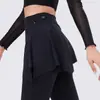 Calça Legging de Yoga com Saia Sobreposta para Mulheres, Saia Shorts de Corrida Peça Única, Roupa para Fitness, Saia Short Esportiva, Saia para Treinamento de Fitness que Cobre o Bumbum