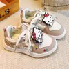 Zapatos Casuales para Niñas Dibujos Animados 2026 Primavera/Otoño Zapatos Blancos para Estudiantes Zapatos de Skate Antideslizantes Nuevos Zapatos Deportivos para Niños Medianos y Mayores