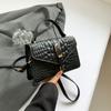 Bolso de Diseño Nicho Francés de Alta Gama para Mujer 2024 Verano Nueva Moda Cocodrilo Hombro Bandolera Pequeño Cuadrado