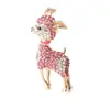 Chaveiro Pingente Animal Criativo Zodíaco Ovelha Metal Cravejado de Diamante Ornamento de Bolsa Exquisito Presente Atacado