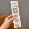 Grampo de Cabelo Laço Vermelho Fofo de Ano Novo para Crianças Meninas Flor Desenho Animado Presilha Lateral Bebê Presilha Bico de Pato de Ano Novo Acessório de Cabeça