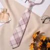 Pajarita JK Estilo Universitario Femenino Uniforme de Niña Cuello Infantil Flor Gratis Pajarita para Foto de Graduación Camisa de Niño