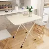 Mesa quadrada dobrável, simples e portátil, mesa para barraca de rua, mesa de jantar, mesa de jantar simples, mesa retangular pequena para uso doméstico