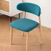 Funda para silla de cuerno de vaca para todas las estaciones, funda para mesa y silla de comedor, funda de protección completa para sillas de madera maciza, funda antipolvo separada para respaldo de silla