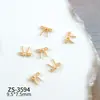 Abalorios para Uñas Franceses Perla Moño Súper Brillante Moño Tridimensional Lazo de Moño Decoración para Uñas
