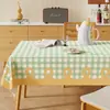 Mantel Dopamina, Impermeable y a Prueba de Aceite Sin Lavado, Tapete de Mesa de PVC, Tacto de Lujo Ligero de Gama Alta, Mantel Rectangular Estilo Ins para Mesa de Café