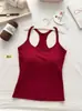 3257 # Nueva colección de otoño e invierno: Camisola de canalé con sujetador incorporado, con diseño de espalda cruzada, construcción sin costuras y sin aros, perfecta para usar en capas