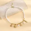 Collar de Acero Inoxidable con Colgante de Estrella de Mar, Concha y Caballito de Mar, con Cuentas, Joyería para Mujer, Venta al por Mayor