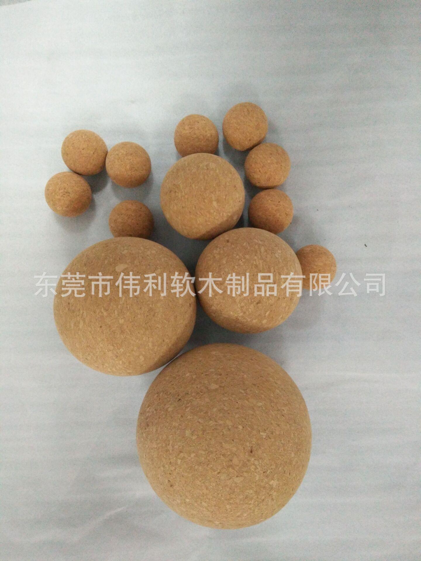 各种尺寸软木球