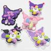 Amostra em Estoque do Novo Carimbo de Borracha com Etiqueta Plástica Kuromi Doce para Meninas, Giratório Giratório de Girassol Brinquedo