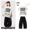 Conjunto de Hip-Hop para Meninos Roupa Infantil da Moda Marca de Hip-Hop Estilosa para Meninos Roupa Infantil Conjunto de Dança Jazz para Meninas