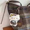 Nuevo Llavero de Peluche de Gato Kt Color Maillard Estilo Británico Colgante de Regalo de Gato Uniforme Jk para Mejor Amigo