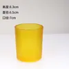 Vaso de Vidrio de Color para Velas con Alto Valor Estético, Recipiente Creativo Hecho a Mano para Velas de Aromaterapia DIY, Vaso Portavelas Espesado con Acabado Mate