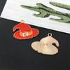 1 Halloween Gota de Aceite Aleación Colgante Divertido Accesorios para el Cabello Pulsera Collar DIY Accesorios para Aretes Fantasma Calabaza