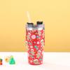 Nuevo Vaso Navideño para Coche de 20 oz de Gran Capacidad 304 Acero Inoxidable Vaso Termo al Vacío Alto Valor de Color Vaso Portátil de Mano