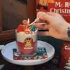Vela Perfumada de Recuerdo Navideño Vela Hecha a Mano Vela de Ambiente Adornos Fragancia Navideña Venta al por Mayor Transfronterizo