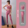 Ropa de Yoga para Mujer Talla Grande Verano Delgada Ropa para Correr de Secado Rápido Gimnasio Profesional Moda Traje Deportivo Verano