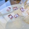 Beleza de unhas fundo pontiagudo açúcar de rocha ângulo reto longo brilho diamante cristal de corte múltiplo vidro mistura e combina joias de diamante de formato especial atacado