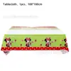 Venda quente de fábrica toalha de mesa decorativa para festa de aniversário infantil toalha de mesa retangular descartável com estampa de desenho animado toalha de mesa para banquete