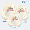 Ropa al por mayor para padres e hijos junta para el futuro de una familia de tres y cuatro actividades familiares ropa para actuaciones escolares ropa de clase chalecos de manga larga