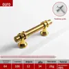 Nordic Alongar Cobre Maçaneta Da Porta Do Armário Luz Luxo Dourado Simples T-shaped Aço Inoxidável Acessórios Maçaneta Da Porta Do Armário