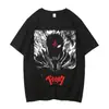 Camiseta de Anime Berserk Verano Manga Corta para Mujer Top Estampado Moda 2025 Camiseta Ropa para Fans Camiseta Gráfica Y2