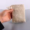Saco de sabão de algodão e linho para lavagem e limpeza do rosto saco de sabão fibra vegetal natural ecologicamente correto saco de armazenamento de rede de espuma de espuma de sabão