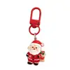 Chaveiro de Papai Noel de Desenho Animado Árvore de Natal Pingente de Bolsa Ornamento Fofo para Mochila de Estudante Presente de Natal