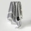 Pañuelo con Estampado de Lunares para Mujer Bufanda de Imitación Seda Cuadrada Grande de 90 cm Chal Bufanda Satinada Transfronteriza Venta al por Mayor