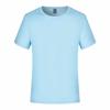 Camiseta de Cor Sólida Gola Redonda Manga Curta Vendas Diretas de Fábrica Secagem Rápida com Logotipo Estampado Camiseta Cultural Roupa de Trabalho Roupa de Corrida de Maratona com Texto Estampado