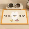 Alfombrilla Alimentación Mascota Gato Perro Pelo Liso de Fábrica Barro de Diatomeas Absorbente Resistente a la Suciedad Fácil de Cuidar Manteles Individuales Antideslizante A Prueba de Salpicaduras Alfombrilla para el Suelo