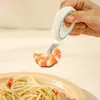Colher para bebê, bebê aprendendo a comer, treinamento para comer sozinho, colher para comida complementar, conjunto portátil de garfo e colher para crianças, colher para bebê