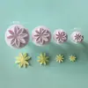 Herramientas para Hornear Formas Básicas Patrones Geométricos Simples Moldes para Galletas Tipo Prensa Impresión para Fondant Cortadores de Plástico