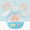 Babador de Refeição para Bebê Cobertura de Roupa Impermeável Comida Alimentos Complementares Babador Infantil Portátil para Criança Silicone Alimentação Artefato Anti-sujeira