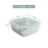 Juego de 3 recipientes de acero inoxidable 304 para alimentos, caja cuadrada sellada estilo coreano con tapa, contenedor de alimentos a prueba de fugas, juego de tres piezas al por mayor
