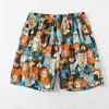 Pantalones Cortos de Verano para Hombre, Pantalones de Cinco Puntos de Algodón de Seda Helada para Mujer, Pantalones Casuales Estampados de Dibujos Animados, Pantalones de Surf para Pareja, Pantalones de Playa