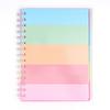Caderno Espiral de Silicone Caderno com Pincel Fofo para Estudantes Conjunto para Alívio de Estresse Planejador Tipo A Caderno de Papelaria de Silicone para Escritório