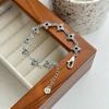 Corea del Sur Nuevo Vintage Pulsera Trébol Estrella Vieja para Mujer Nicho Lujo Ligero Accesorios Patrón Hierba Tang de Alta Gama