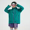 Chaqueta de Temporada de Primavera Personalizable con Logo para Hombres y Mujeres, con Capucha, Impermeable, Multibolsillos, Chaqueta de Estilo Trendy para Parejas