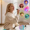 Mini alto-falante Bluetooth portátil europeu transfronteiriço com bateria removível e microfone, alto-falante de karaokê portátil, modelo novo K1512