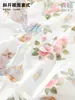 Macacão de Bebê Recém-Nascido de Manga Curta para o Verão, Macacão de Bebê 100% Algodão, Pijama de Bebê Estampado em Musselina