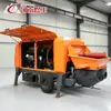 Bomba de Concreto para Entrega, Bomba de Solo para Alimentação de Argamassa de Engenharia de Partículas Grandes, Bomba Elétrica a Diesel para Coluna Estrutural e Estrutura Secundária