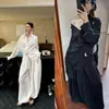 [Recomendação em Destaque] Nova Coleção Primavera/Verão Yuran 26: Conjunto de Camisa de Manga Longa e Calça Pantalona em Tencel Linho Levemente Franzido e Encolhido pelo Sal