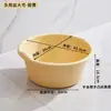 Lavabo de plástico, Lavabo grande profundo para ropa, Tina extragrande para pediluvio, Lavabo para bebé engrosado y alto