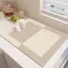 Tapete Drenante para Pia de Cozinha Transfronteiriço Tapete Drenante de Lama Diatomácea para Restaurante Tapete Absorvente para Bancada de Mesa de Jantar Estilo Japonês Jogo Americano Isolante Venda por Atacado
