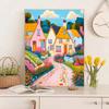 Pintura al Óleo Digital DIY Pintura al Óleo Hecha a Mano Colorear Regalo de Cumpleaños Exquisita Pintura Acrílica Decorativa Pintada a Mano Puesto Mayorista
