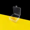 Caixa Quadrada Transparente de 4,5 cm de Altura e 10,5 cm Caixa de Armazenamento Peças para Ferramentas Caixa de Embalagem de Produto Guka Baqi Caixa de Exibição